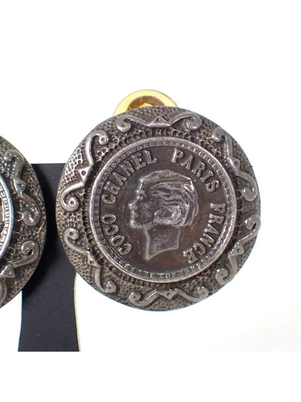 Chanel Clip-On Earrings Metal #215604C63B
